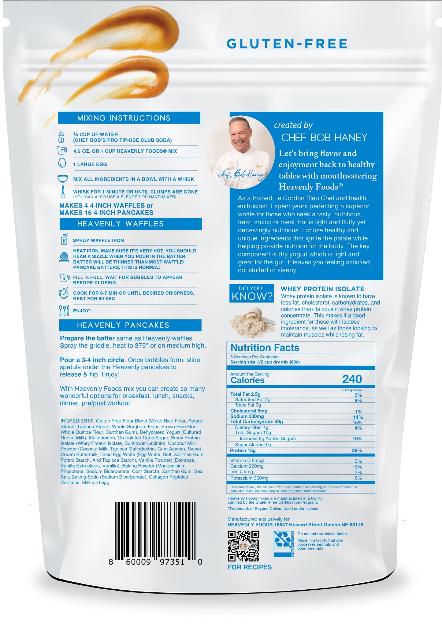 13.5 oz Gluten Free Heavenly Foods® Mix
